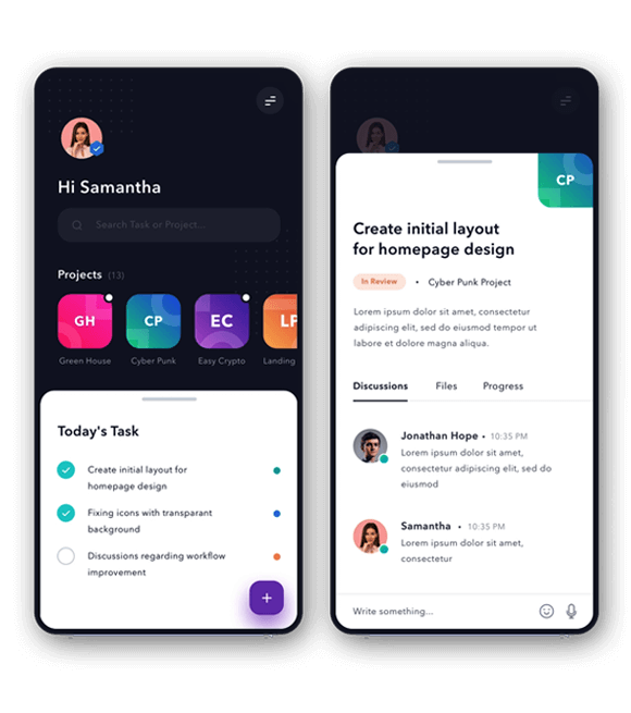 Play Store-ready app screens